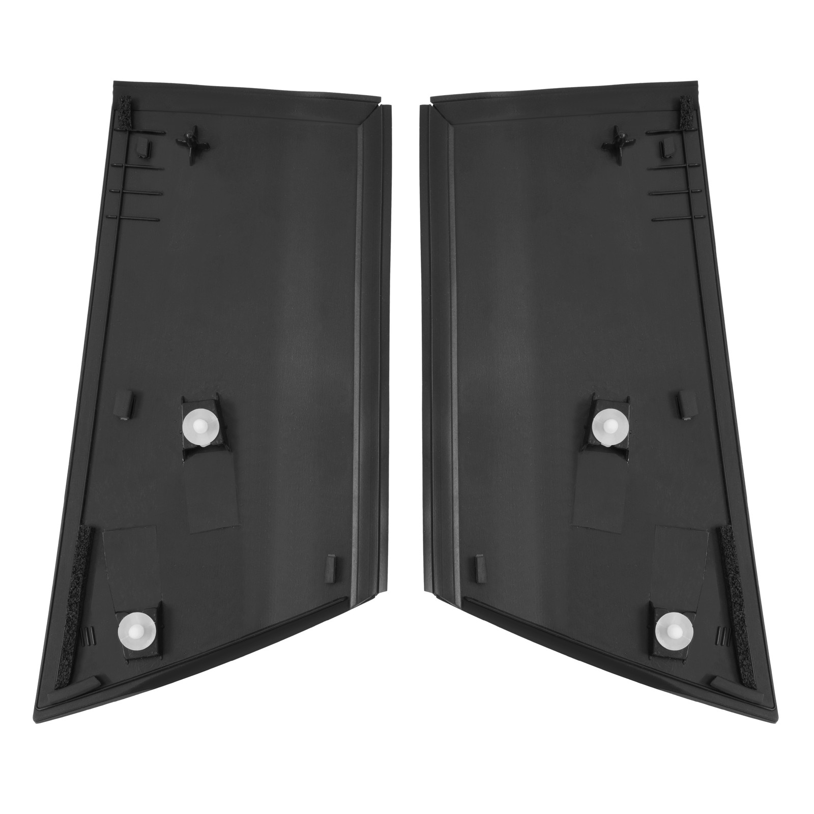 Pair Pillar Molding Trim Cover Painted Black LH & RH For 2009-2020 Nissan 370Z