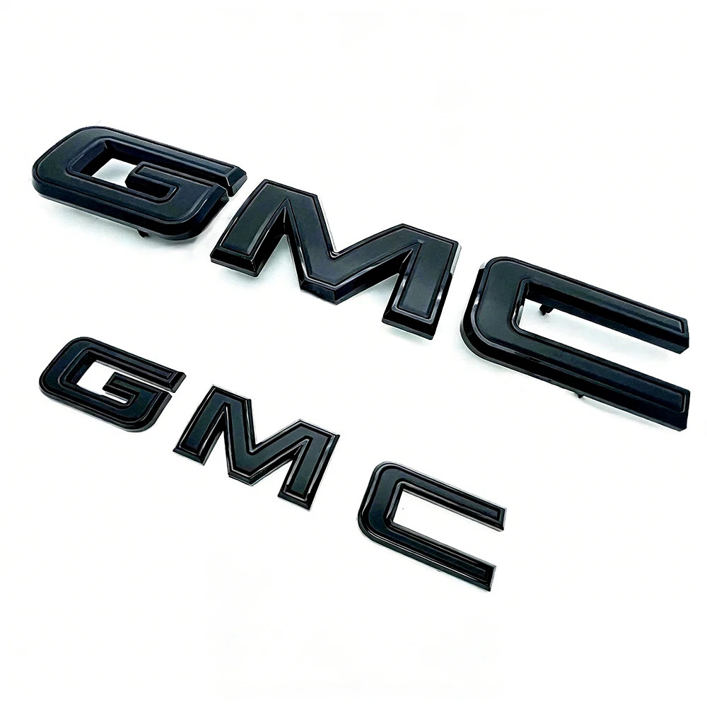 2021-2024 For GMC Yukon Yukon XL Front & Rear All Black Emblem Kit 84729912