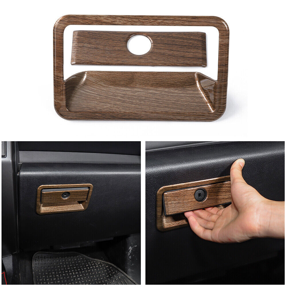 40PCS Wood Grain Center Console Interior Trim Cover Kit For Ford F-150 2015-2020