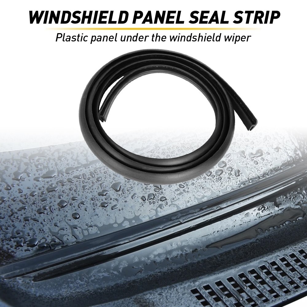 1.8m Rubber Car Seal Under Front Windshield Panel Sealed Trim Moulding Strip M