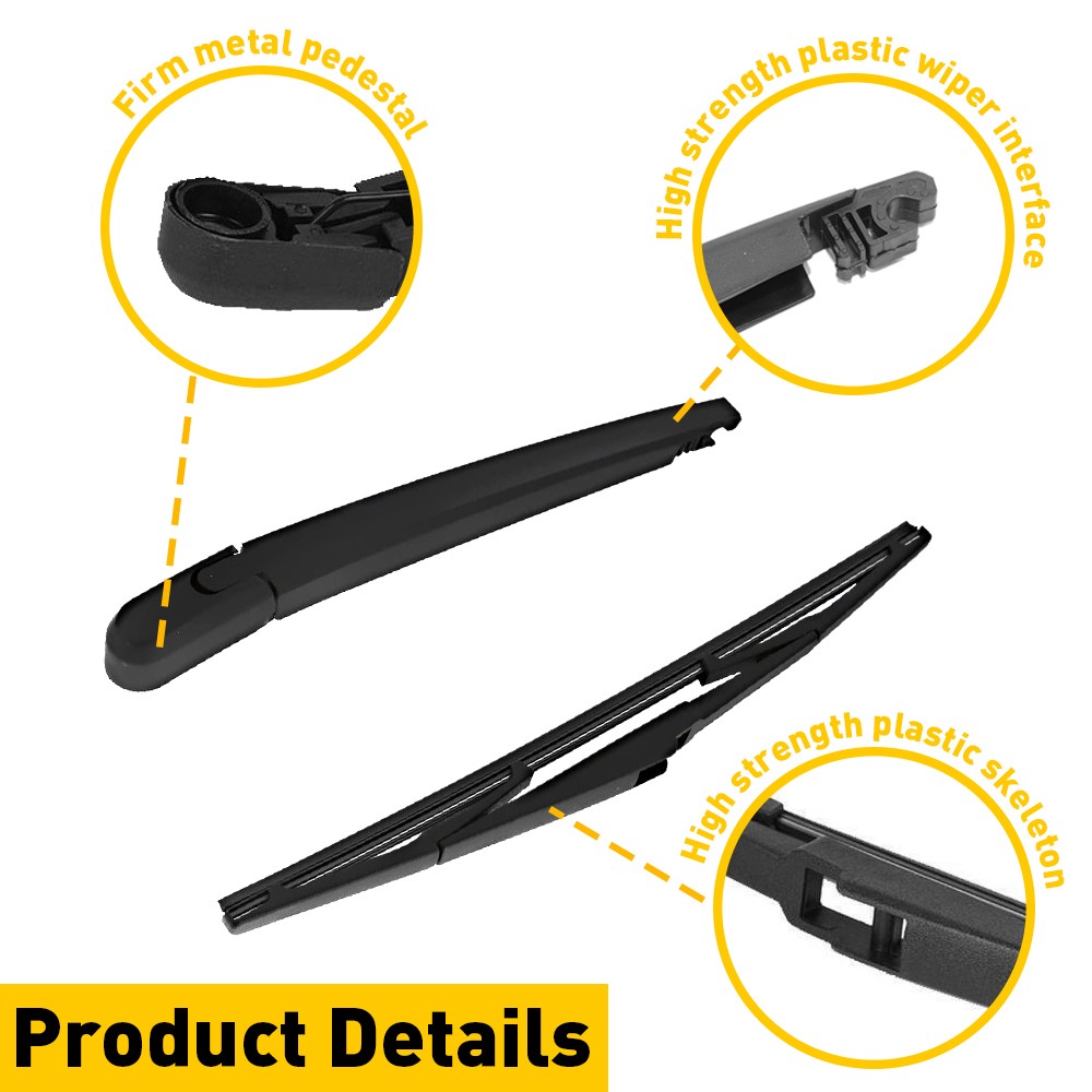 1-10Set Rear Windscreen Glass Windshield Wiper Arm w/Blade For MAZDA CX5 2013-16
