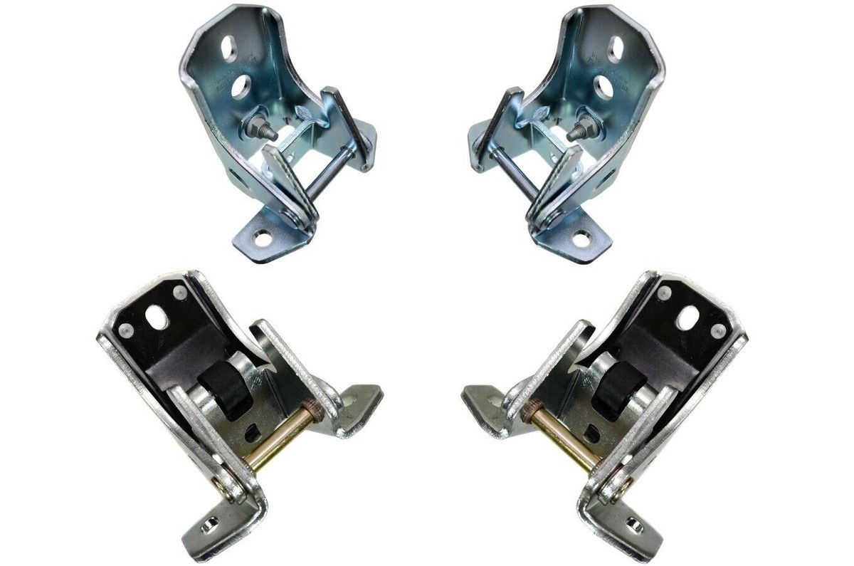 fits 2001 to 2011 Ford Crown Victoria Door Hinge Front LH RH Upper Lower Set